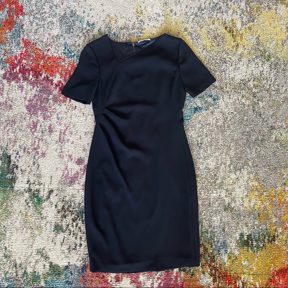 tahari black cocktail dress